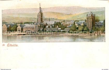 Eltville Rhein Panorama