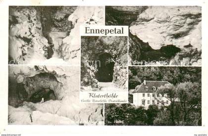 Ennepetal Voerde Kluterthoehle Eingang Gang in die Hoehel Hotel