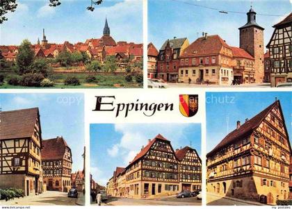 Eppingen Panorama Motive Stadtzentrum Altstadt Fachwerkhaeuser