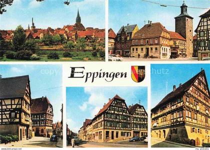 Eppingen Panorama Motive Stadtzentrum Altstadt Fachwerkhaeuser