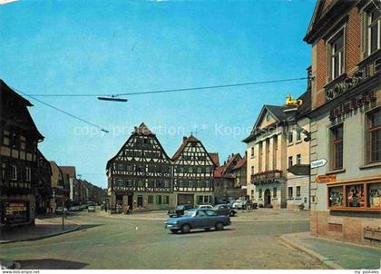 Eppingen Stadt der Fachwerkbauten Marktplatz