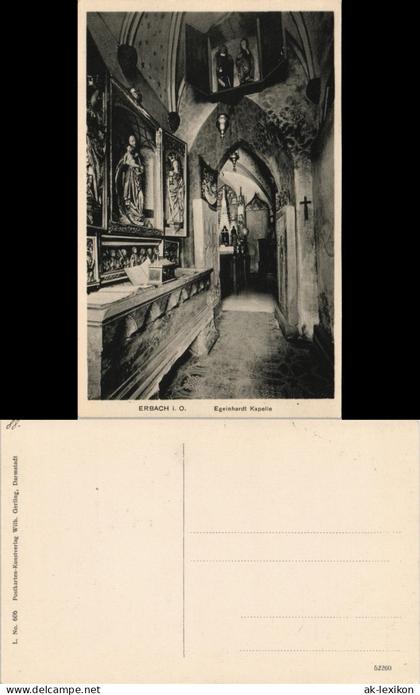 Erbach (Odenwald) Egeinhardt Kapelle Schloss (Erbach/Odenwald) 1910