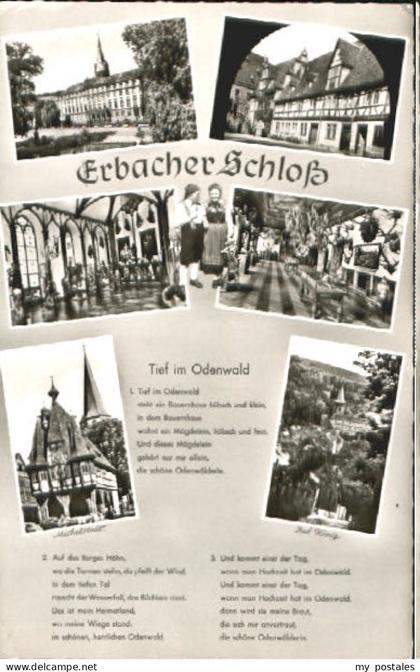 Erbach Odenwald Erbach Schloss x 1959