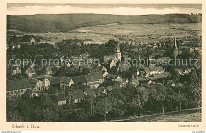 Erbach Odenwald Gesamtansicht