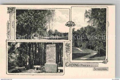 Erding Bayern Stadtpark Denkmal Diez
