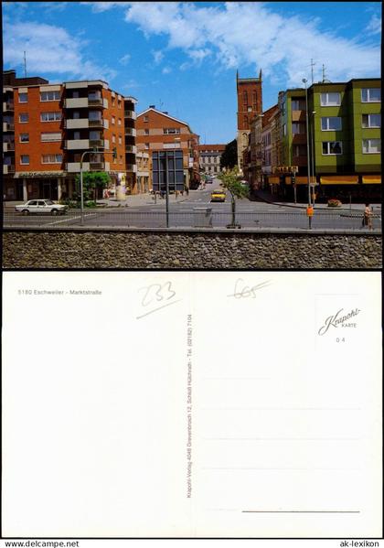 Ansichtskarte Eschweiler Marktstraße 1978