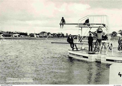 Bensersiel Esens Seewasserschwimmbecken Sprungturm