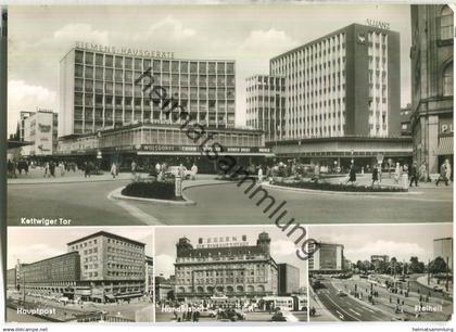 Essen - Kettwiger Tor - Hauptpost - Handelshof - Foto-Ansichtskarte - Verlag Heinrich Koch Essen
