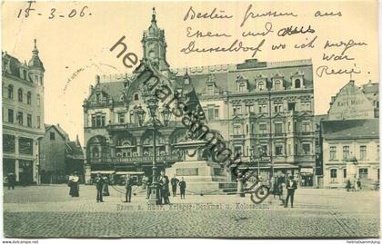 Essen - Kriegerdenkmal - Kolosseum - Verlag Zedler & Vogel Darmstadt - gel. 1906