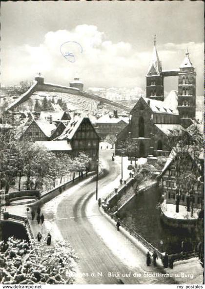 Esslingen Neckar Esslingen Kirche Burg x 1968