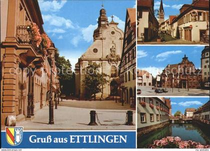 Ettlingen Martinskirche Rathaus Alb