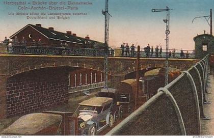 Herbesthal Brücke ü.Eisenbahnstrecke feldpgl1915 #B2.360