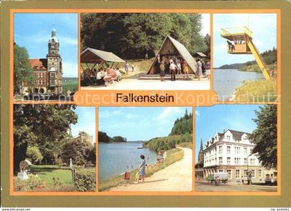 Falkenstein Vogtland Rathaus Talsperre Schlossfelsen