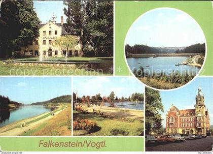 Falkenstein Vogtland Schloss Talsperre Sperrmauer Uferpromenade Freibad Rathaus