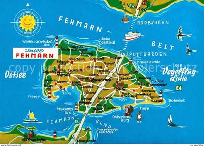 Fehmarn Landkarte