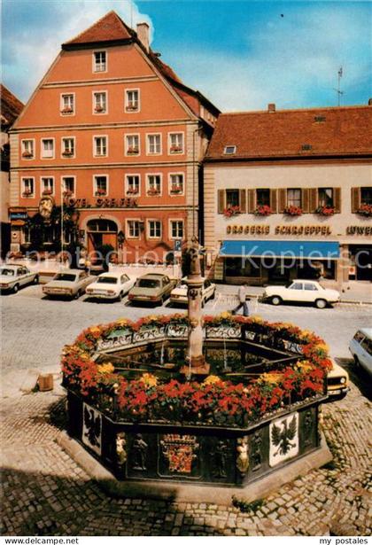 Feuchtwangen Markt Brunnen