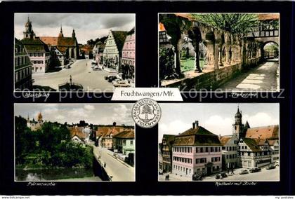 Feuchtwangen Marktplatz Kreuzgang Rathaus Kirche