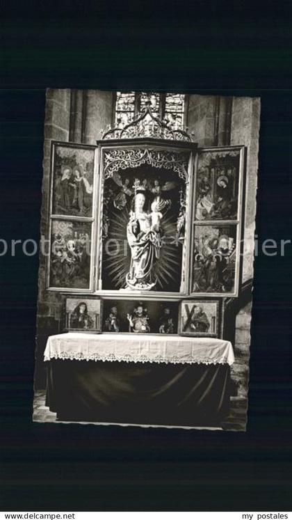 Feuchtwangen Stiftskirche Marienaltar