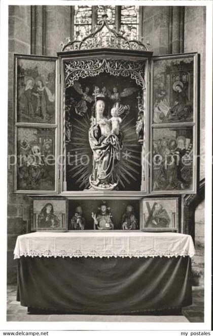 Feuchtwangen Stiftskirche Marienaltar