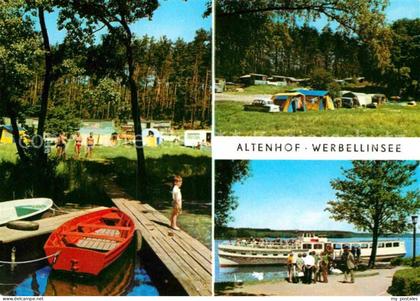Werbellinsee-Altenhof Campingplatz Faehrschiff