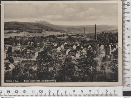 FLÖHA i. Sa. Blick nach der Augustusburg (2271)  - nicht gelaufen  (AK 4647 ) günstige Versandkosten
