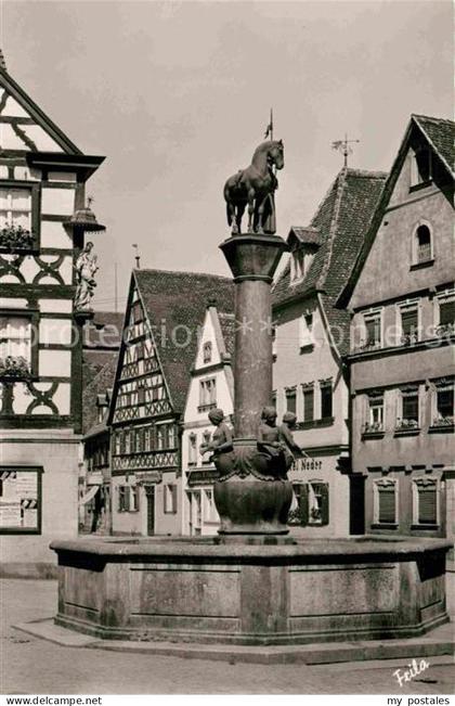 Forchheim Oberfranken Kriegerbrunnen Denkmal Altstadt Fachwerkhaeuser