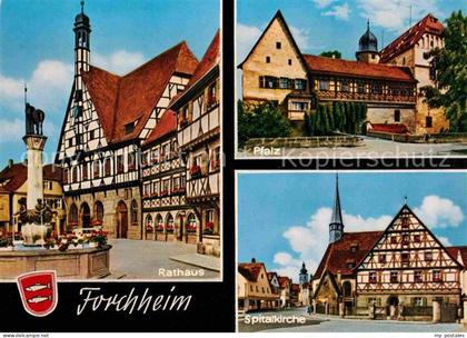 Forchheim Oberfranken Rathaus Pfalz Spitalkirche