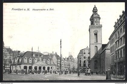 AK Frankfurt a. M., Hauptwache u. Zeil