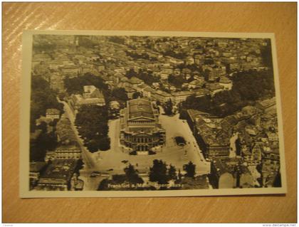 FRANKFURT a. Main Opernhaus Oper opera theater music post card Hesse Darmstadt Germany