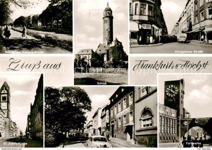 Hoechst Hoechst Frankfurt Main Parkanlage Schloss Koenigsteiner Strasse St Josef
