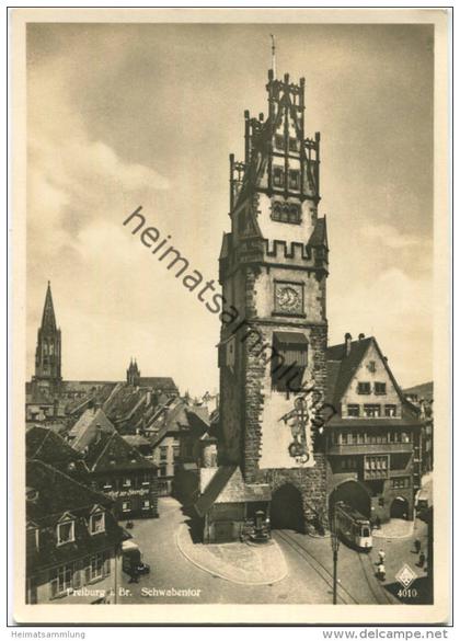 Freiburg - Schwabentor - Foto-AK Grossformat - Verlag Karl Alber Freiburg