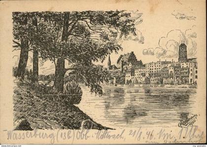 Freising [Stempelabschlag] Wasserburg