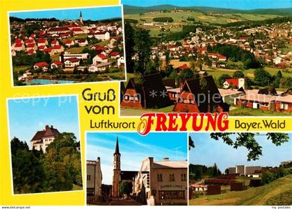 Freyung Freyung-Grafenau Bayern Panorama Schloss Kirche Hotelkomplex