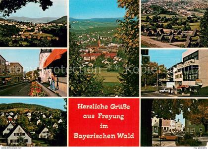 Freyung Freyung-Grafenau Bayern Stadtpanorama Ferienhaeuser Motive Innenstadt Ne