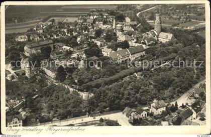 Friedberg Hessen Burg Friedberg Fliegeraufnahme