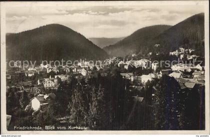 42453998 Friedrichroda Stadtansicht Friedrichroda