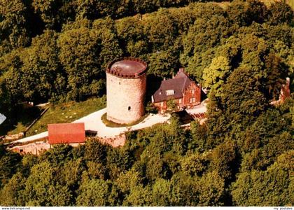 Burgholzhausen Friedrichsdorf Burg Ravensberg Gaststaette Fliegeraufnahme