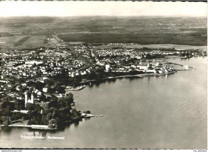 Friedrichshafen Bodensee Friedrichshafen Fliegeraufnahme ungelaufen ca. 1965