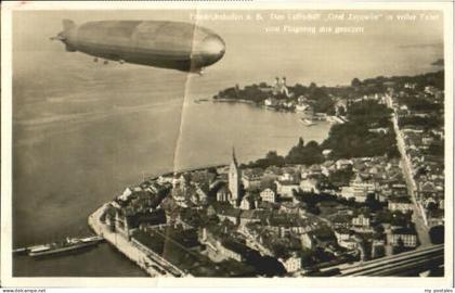 Friedrichshafen Bodensee Friedrichshafen Luftschiff  Zeppelin Fliegeraufnahme x