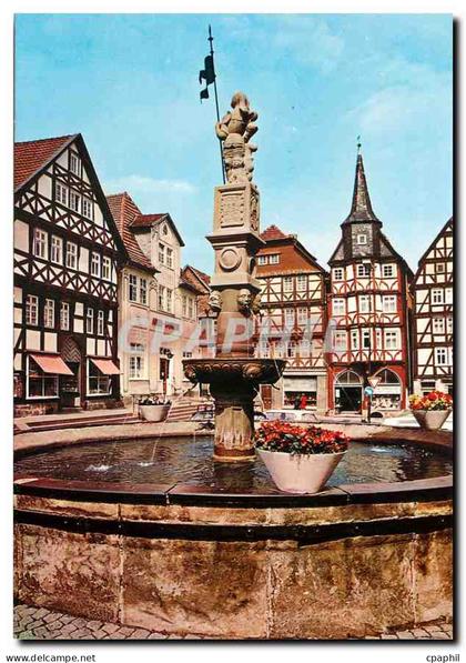 CPM Fritzlar. Marktplatz mit Rolandsbrunnen