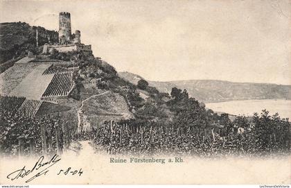 [-5%] ALLEMAGNE - Ruine Furstenberg a Rh - vue générale - Carte Postale Ancienne