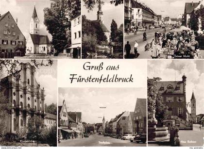 Fuerstenfeldbruck Muenchenerstrasse Kirche Gruener Markt Klosterkirche Stadtplat