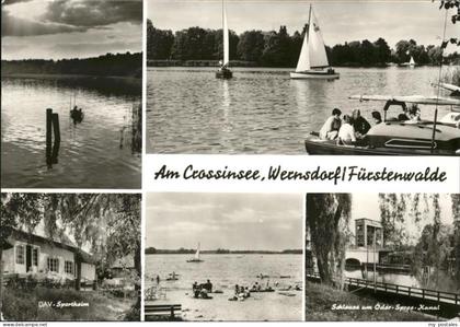 Fuerstenwalde Spree Crossinsee Wernsdorf Schiff