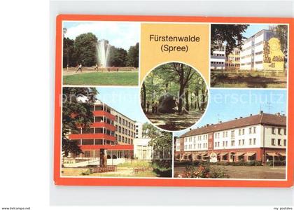 Fuerstenwalde Spree Muehlenstrasse Rauenscher-Stein