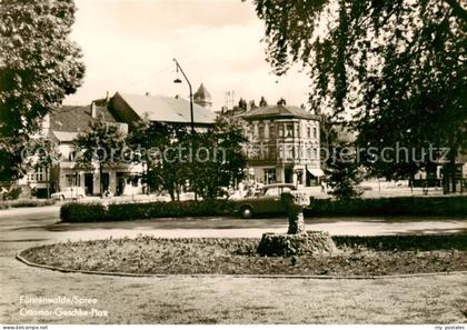 Fuerstenwalde Spree Ottomar Geschke Platz