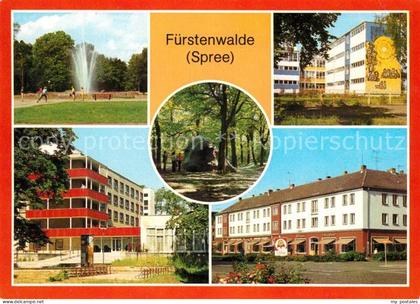 Fuerstenwalde Spree Park Muehlenstrasse Rauenscher Stein