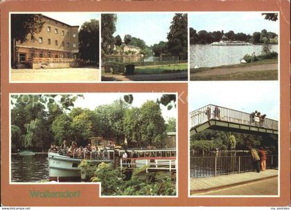 Fuerstenwalde Spree Woltersdorf Kalksee Flakensee Schiffsanlegestelle Schleusenb