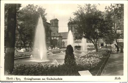Fuerth Bayern Springbrunnen Freiheitsplatz