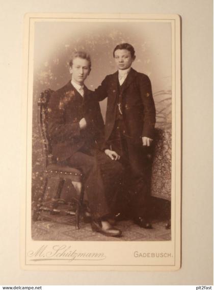 Kabinettfoto - Atelier Schützmann in Gadebusch , CDV , Photographie , Kabinett !!