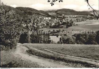 Geising Erzgebirge Blick auf Geising